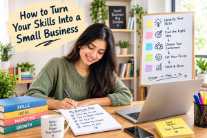 How to Turn Your Skills Into a Small Business